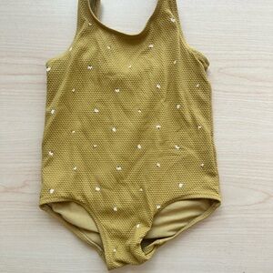 Zara Kids Mustard One Piece Swimsuit